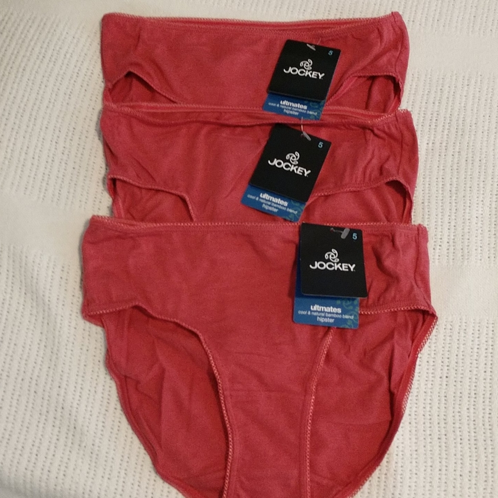 Jockey Ultimate's Natural Bamboo Hipster Panty NWT Sze 5